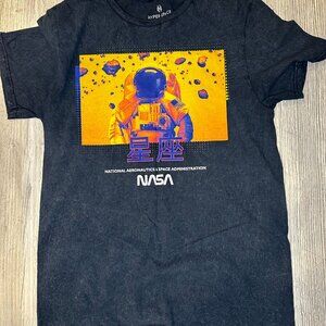 NWOT NASA Men's HyperSpace Astronaut Japanese T-Shirt Size Medium